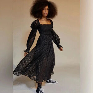 UO Fairuza Lace Maxi Dress urban outfitters